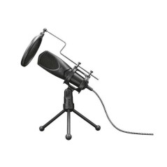 "Trust Gaming GXT 232 Omni-directional Microphone - Premium Sound Quality, Sleek Black Design, Ideal for Streaming & Gaming"